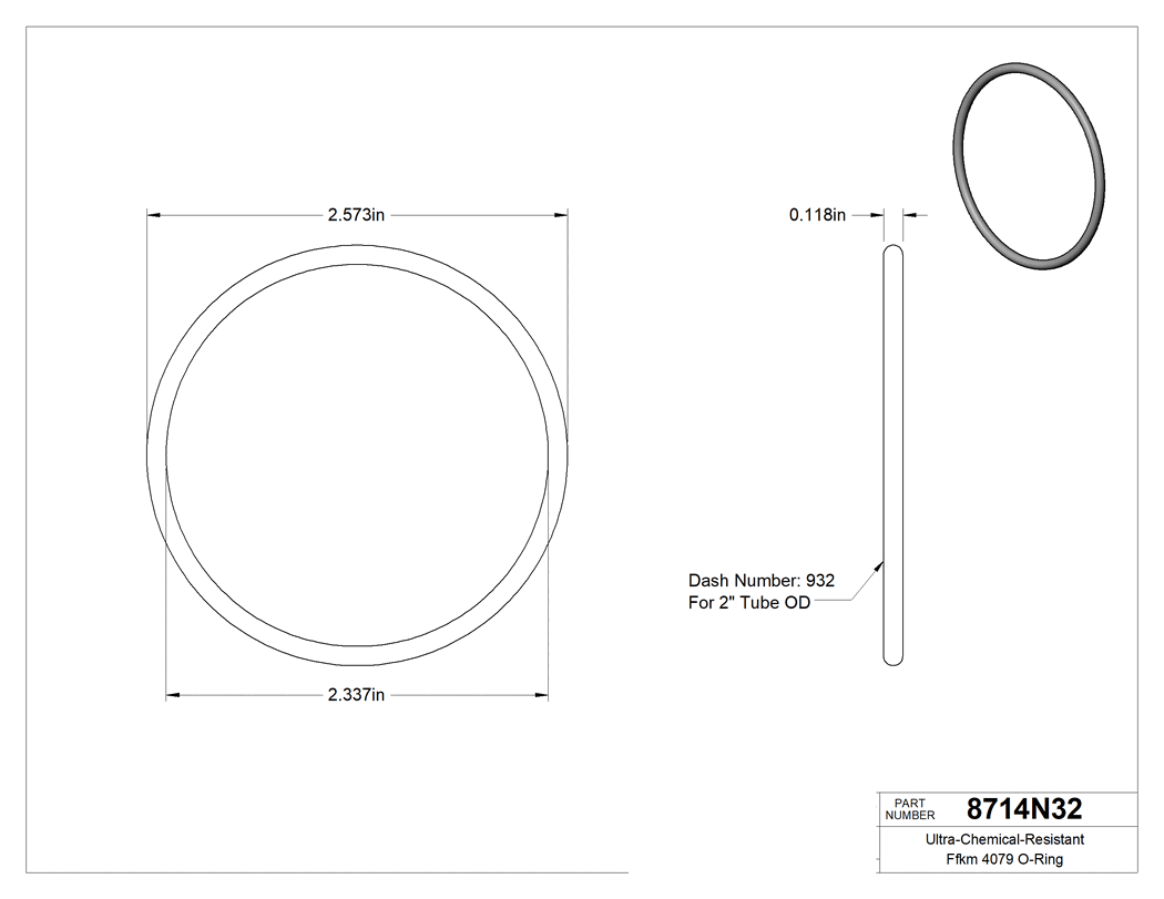 Technical drawing - 8714N32